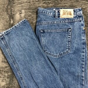 Long Haul Mens Blue Straight Leg Denim Jeans 42x40 Medium‎ Wash